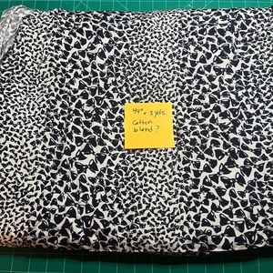 Black and Whit Bowtie Patterned Fabric